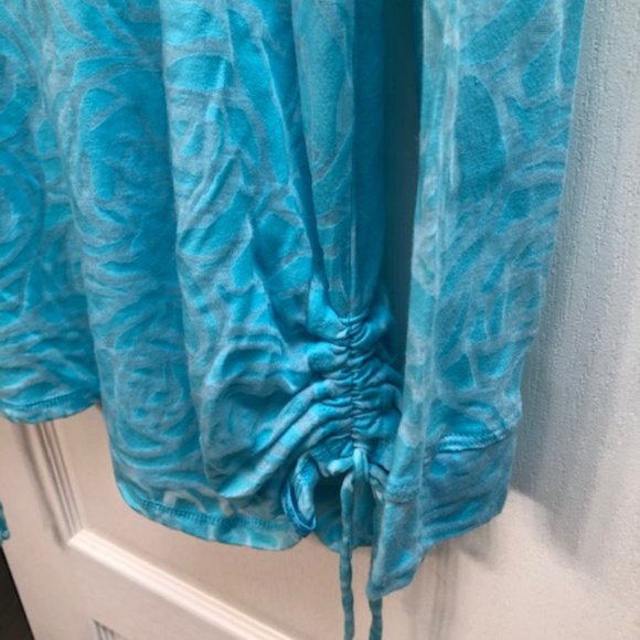 Casual Top - Pretty Ocean Blue - NEW - Picture 4 of 6